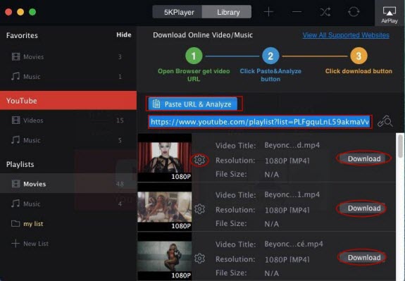 Free online YouTube Playlist Downloader download youtube playlist free